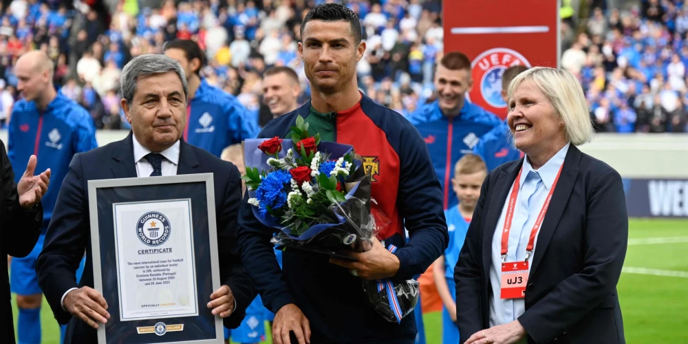 Роналду установил мировой рекорд в матче сборной Португалии