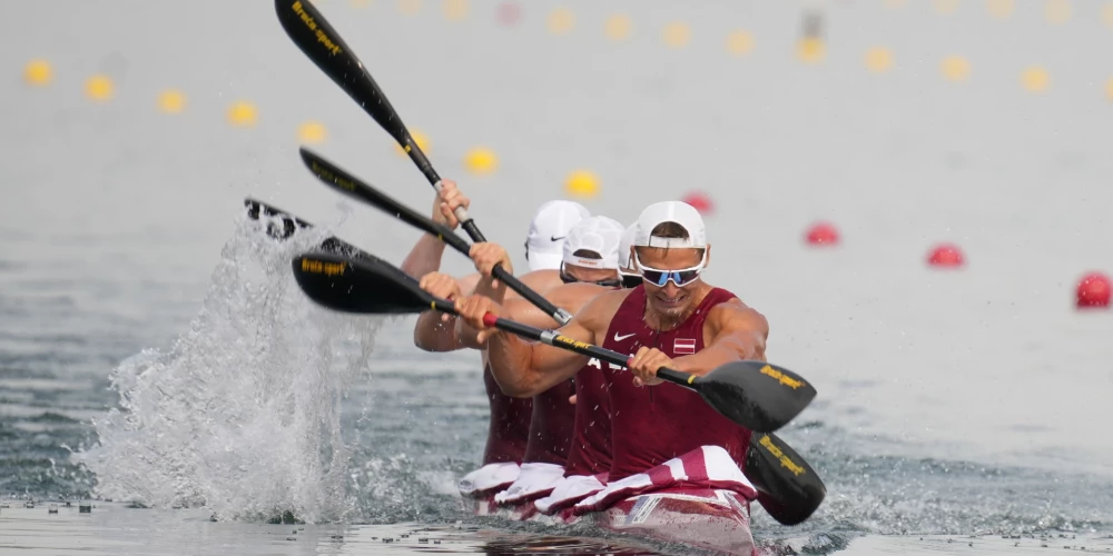 Latvijas kvartets startēja otrajā priekšbraucienā, kurā sasniedza otru labāko laiku.
