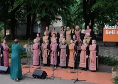 "Ceļā uz Dziesmusvētkiem" noslēdzošais pasākums Vērmanes dārzā (foto: Mārtiņš Ziders)