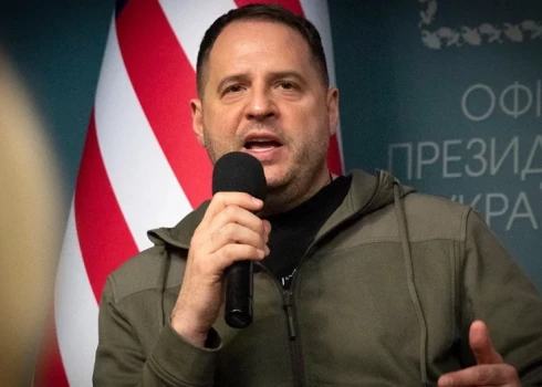 Ukrainas prezidenta biroja vadītājs Andrijs Jermaks.