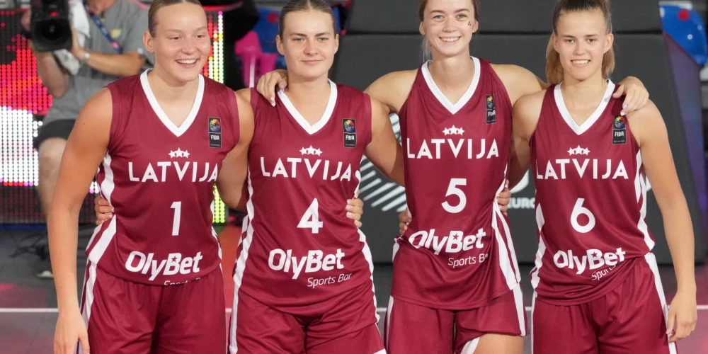 3x3 sieviešu basketbola turnīra spēle starp Latvijas un Ungārijas izlasēm III Eiropas spēlēs Krakovā.