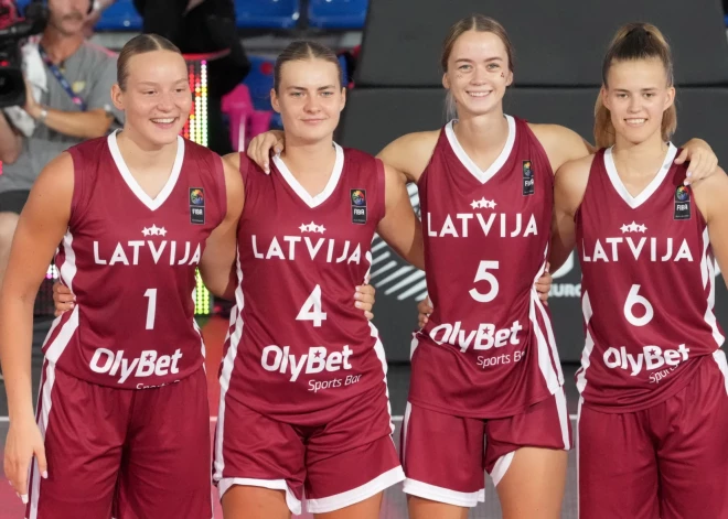 Latvijas sieviešu izlase ar zaudējumu beidz Eiropas spēļu 3x3 basketbola turnīru