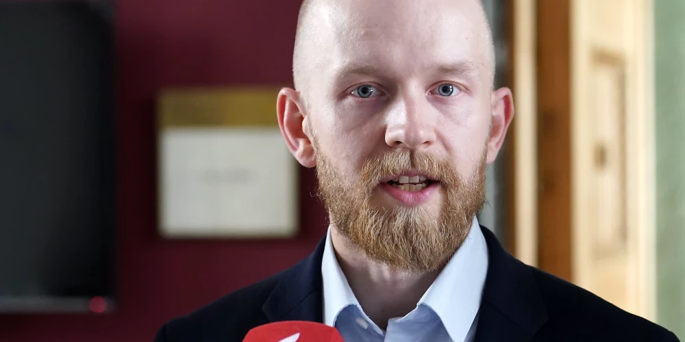 Сопредседатель "Прогрессивных", депутат Сейма Андрис Шуваев.