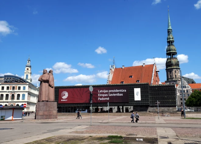 Начинается благоустройство площади Латышских стрелков стоимостью в 700 тыс. евро