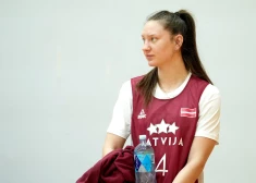 Latvijas basketboliste Paula Strautmane.