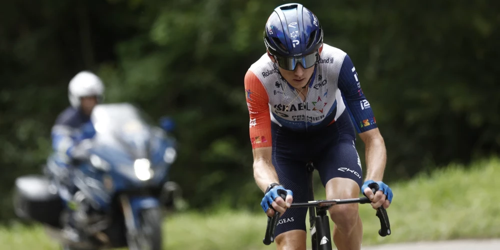 Neilands piedalās atrāvienā otrajā "Tour de France" posmā pēc kārtas