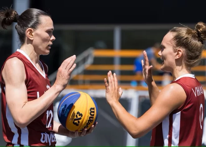 Latvijas sieviešu 3x3 komanda iekļūst Sieviešu sērijas ceturtdaļfinālā