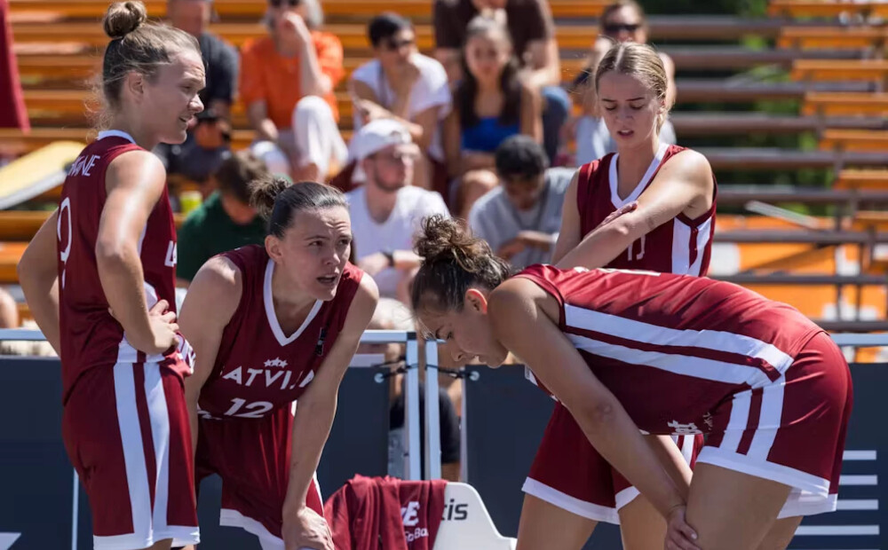 Šteinberga 3x3 basketbola debijā palīdz Latvijas komandai izcīnīt trešo vietu Sieviešu sērijas posmā