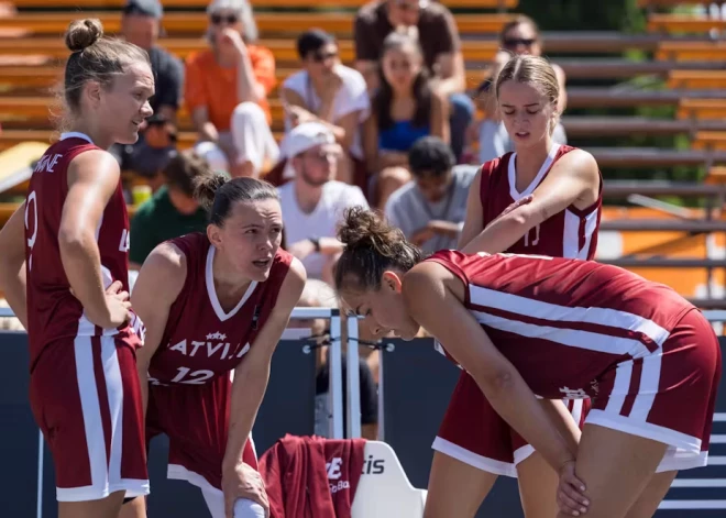 Šteinberga 3x3 basketbola debijā palīdz Latvijas komandai izcīnīt trešo vietu Sieviešu sērijas posmā