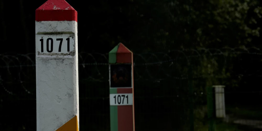 Lietuvas un Baltkrievijas robeža Medininkos.