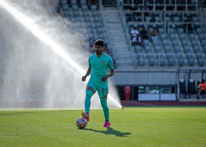 "Valmieras" futbolisti UEFA Čempionu līgas kvalifikācijas pirmajā spēlē minimāli zaudē "Olimpija" komandai