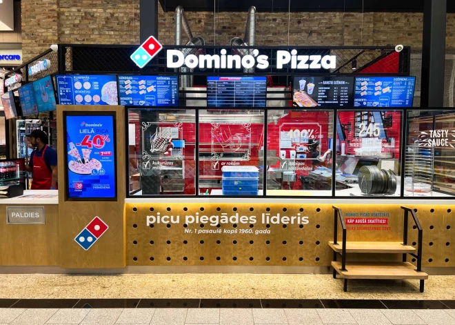 "Domino's pizza" atklās trešo restorānu Rīgā; pirmajiem 400 klientiem bezmaksas picas