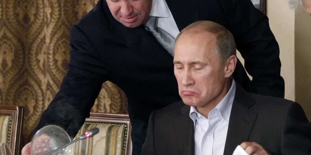 Президент России Владимир Путин и основатель ЧВК "Вагнера" Евгений Пригожин (Фото: AP/Scanpix)