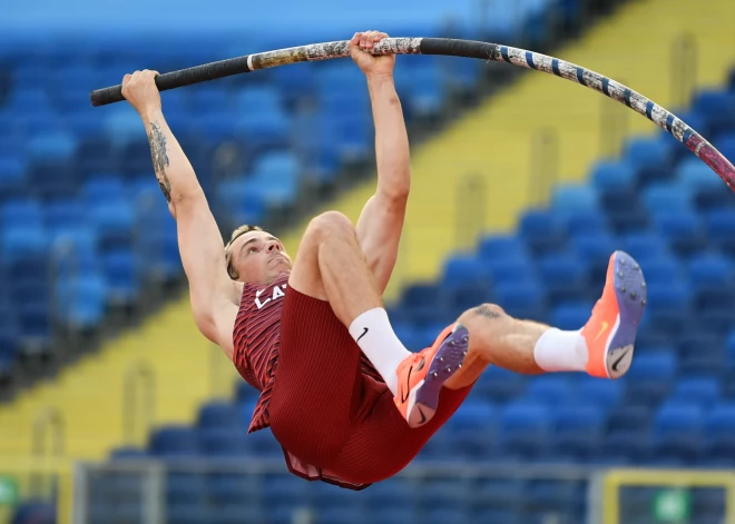 Kārtslēcējs Valters Kreišs izcīna ceturto vietu U-23 Eiropas čempionātā vieglatlētikā 