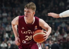 Latvijas vīriešu basketbola izlases kandidāts Mārcis Šteinbergs.