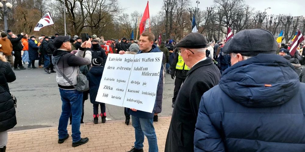 Ždanokas palīgs Andrejs Pagors uzvar tiesā par protestēšanu Leģionāru dienā