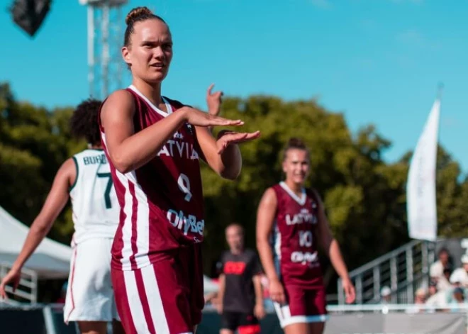 Latvijas 3x3 basketbolistēm 8. vieta Sieviešu sērijas posmā Bordo