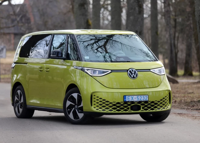 Hei, pasmaidi! "Deviņvīri" testē "Volkswagen ID.Buzz"