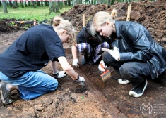 Olaines arheologi atraduši Pirmā pasaules kara ložmetājligzdas
