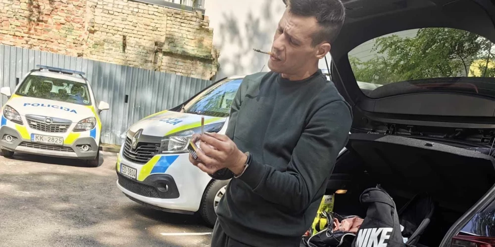 Policija ieguvusi jaunāku fotogrāfiju ar Mārtiņu Cesmani, kurš aizbēga no likumsargu transportlīdzekļa