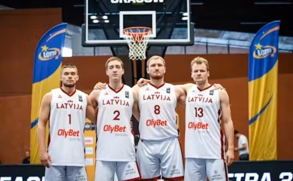 Latvijas U-23 vīriešu 3x3 basketbola izlase uzvar Nāciju līgas otrajā posmā