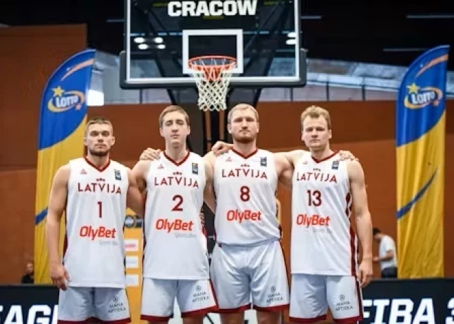 Latvijas U-23 vīriešu 3x3 basketbola izlase uzvar Nāciju līgas otrajā posmā