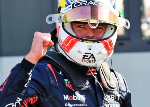 Verstapens pēc piecu starta vietu soda uzvar Beļģijas "Grand Prix"