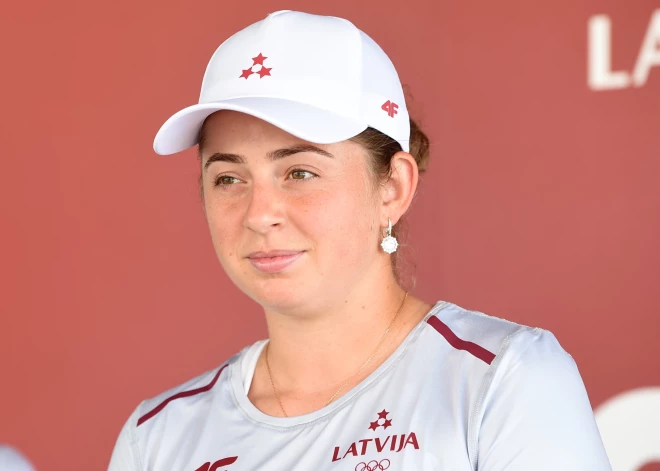 Tenisiste Aļona Ostapenko. 