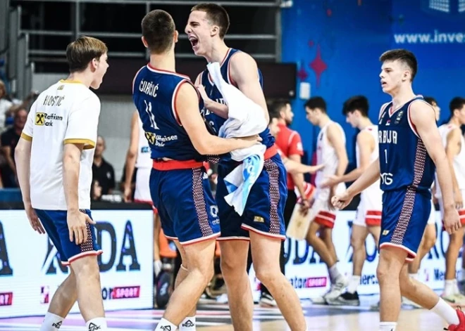 Eiropas U-18 čempionātā basketbolā triumfē serbi