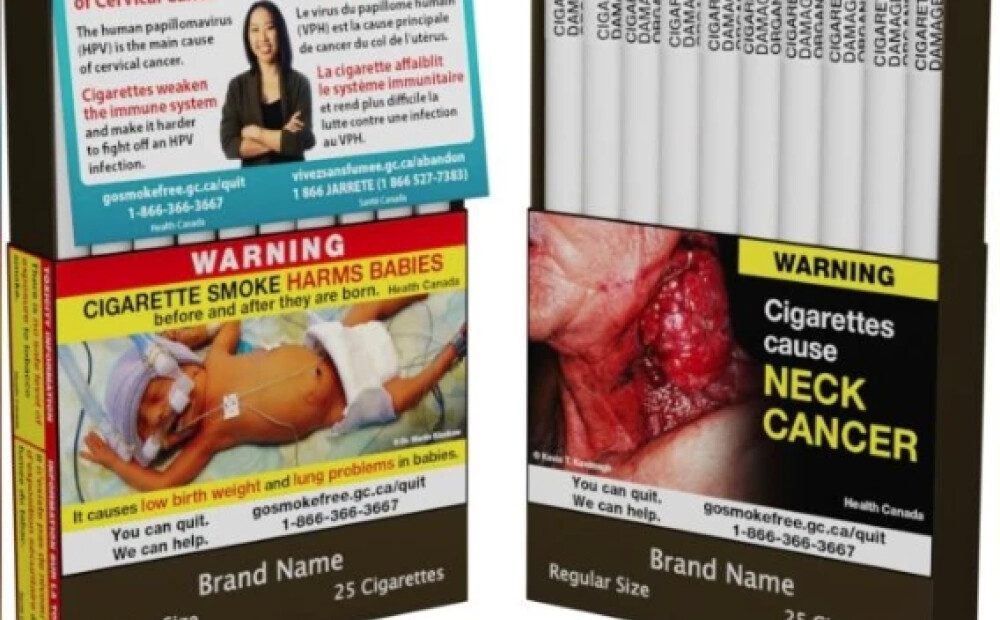 Brīdinājumi uz cigarešu paciņām ir nieks — Kanādā rīkojas vēl radikālāk