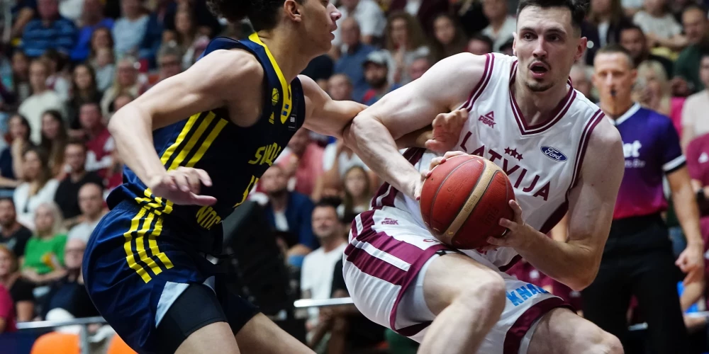 Pārbaudes spēle basketbolā vīriešiem, kurā tiekas Latvijas un Zviedrijas vīriešu basketbola izlases.