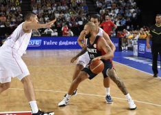 Francijas basketbolisti otrajā pārbaudes mačā uzvar Melnkalni; Dončiča "triple double" neglābj slovēņus