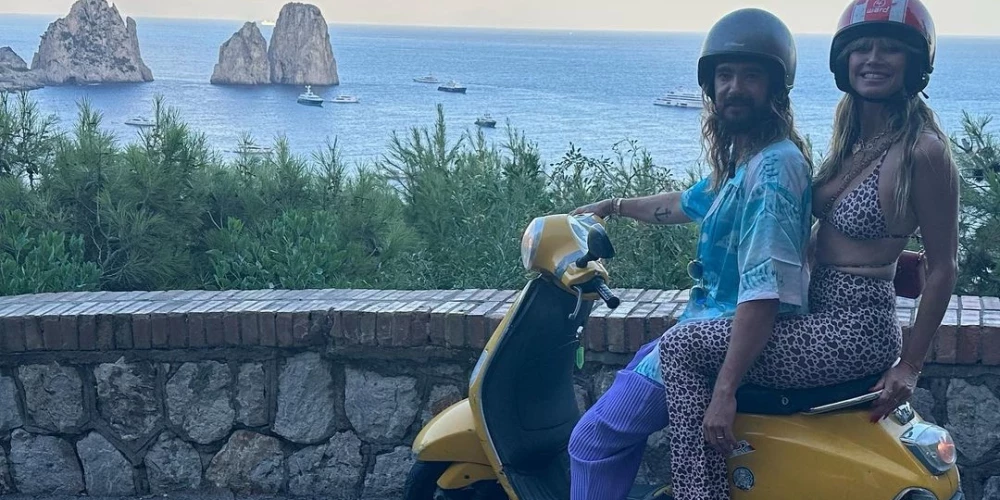 Хайди Клум показала романтичные снимки с Томом Каулитцем.