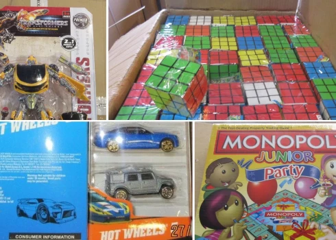 VID kravā no Ķīnas konstatējis vairāk nekā 4200 viltotu rotaļlietu