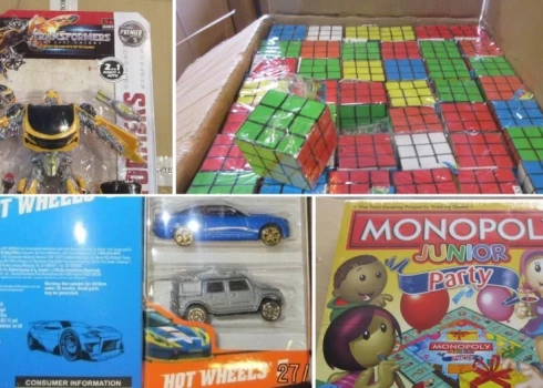 СГД обнаружила в грузе из Китая более 4 200 поддельных игрушек