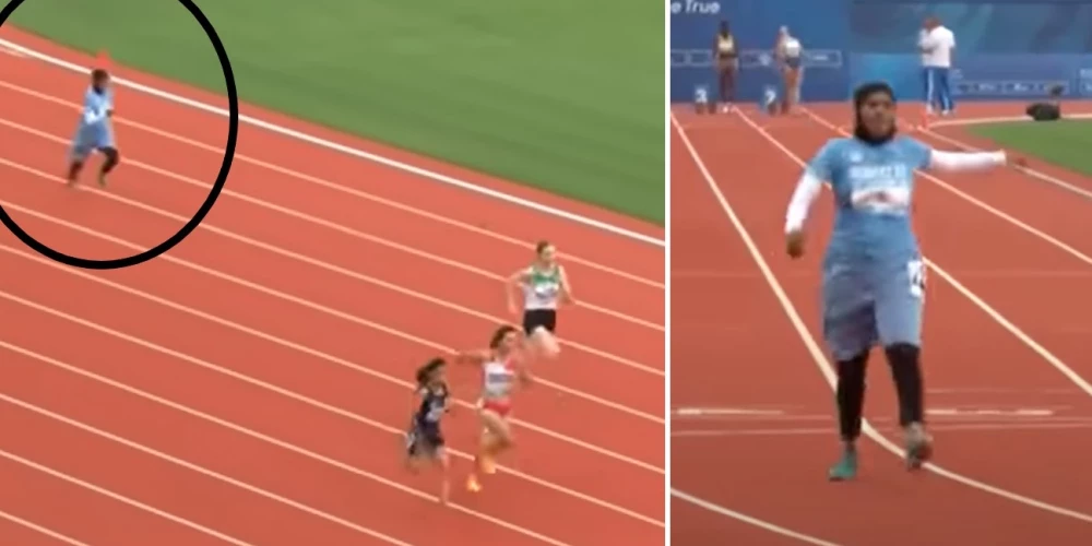 ВИДЕО: спортсменка из Сомали попала в скандал, пробежав 100 метров
