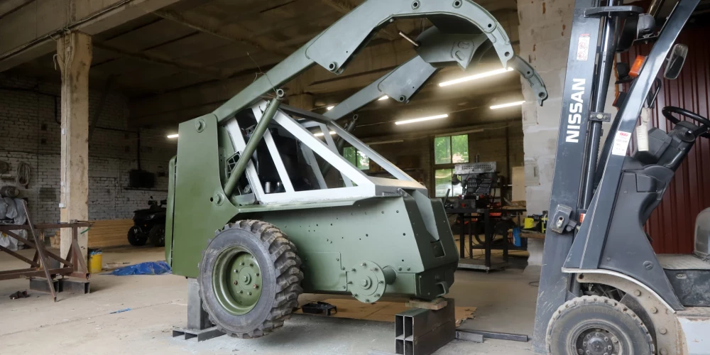 Latvijā būvē atmīnēšanas mašīnu Ukrainai