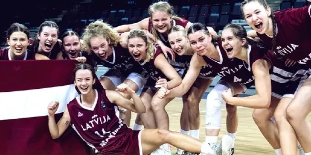 Latvijas U-20 basketbolistes pirmo reizi sasniedz Eiropas čempionāta finālu