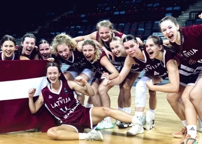 Latvijas U-20 basketbolistes pirmo reizi sasniedz Eiropas čempionāta finālu