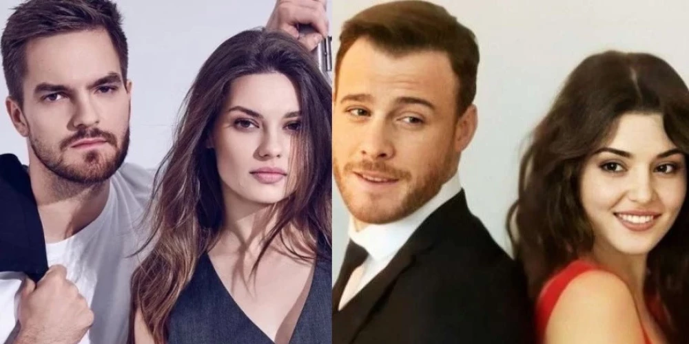 Слева - исполнители главных ролей российской версии сериала, справа - турецкого оригинала. (Фото: Instagram, пресс-фото)