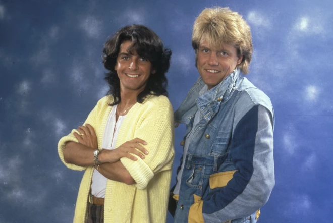 Ar Tomasu Andersu grupā "Modern Talking" 1985. gadā.