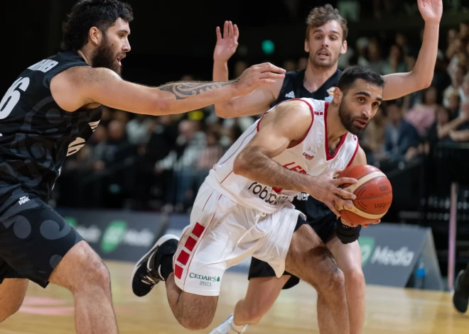 Latvijas pretiniekiem Libānai mainīgas sekmes pārbaudes mačos