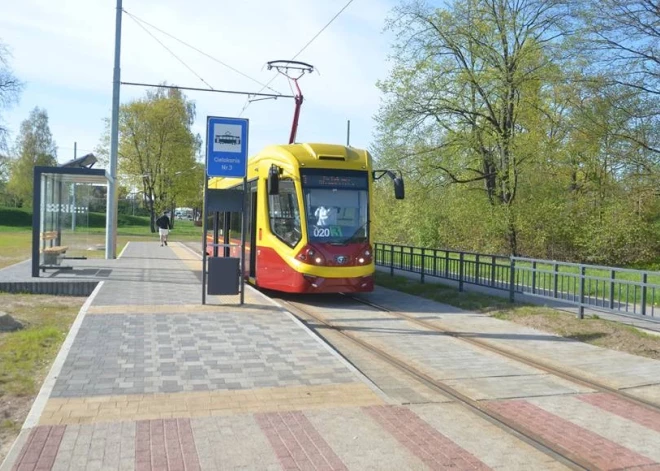 Daugavpilī pabeidz būvēt jaunu tramvaja līniju un tagad tas pilsētā izveidos apli