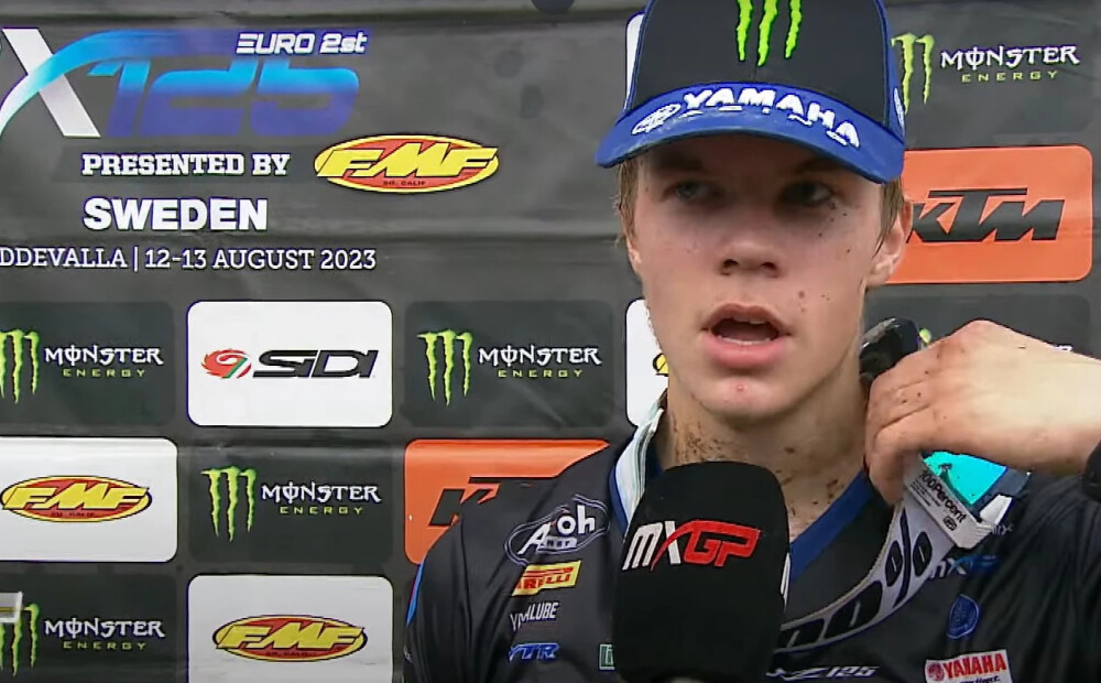 VIDEO: motosportists Reišulis uzvar Zviedrijā un tuvojas EMX125 čempiona titulam