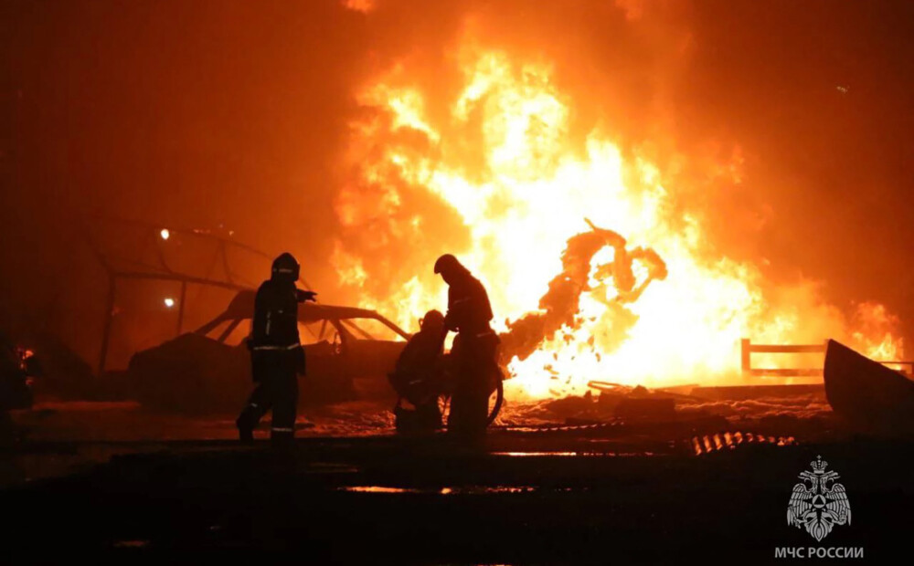 VIDEO: Sprādzienā un ugunsgrēkā degvielas uzpildes stacijā Dagestānā 33 bojāgājušie
