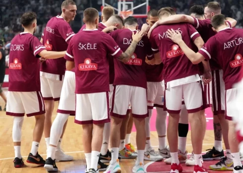 Латвийские баскетболисты в проверочном мачте разгромили Финляндию