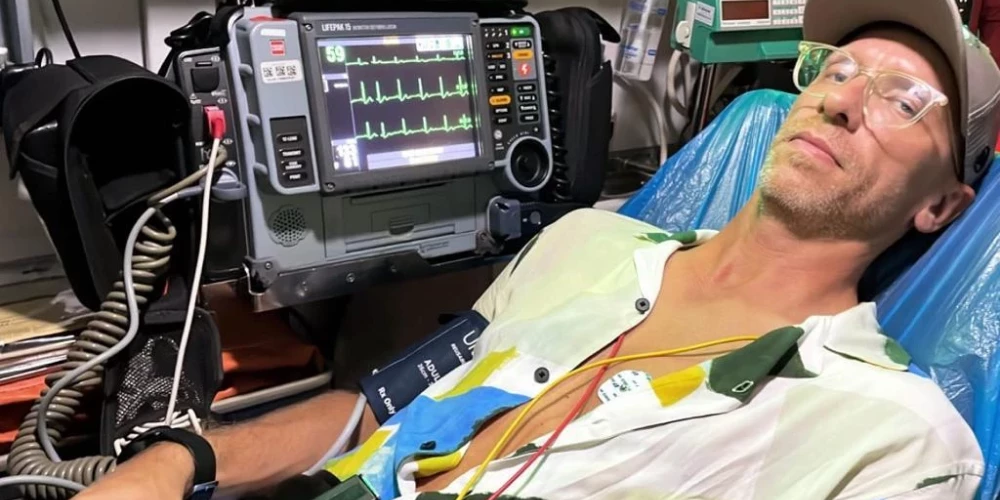 Kristaps Tālbergs pēc zibens spēriena nakti pavadījis slimnīcā.