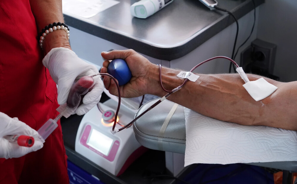 Potenciālo asins donoru nākas atraidīt, ja asinīs hemoglobīns ir par zemu