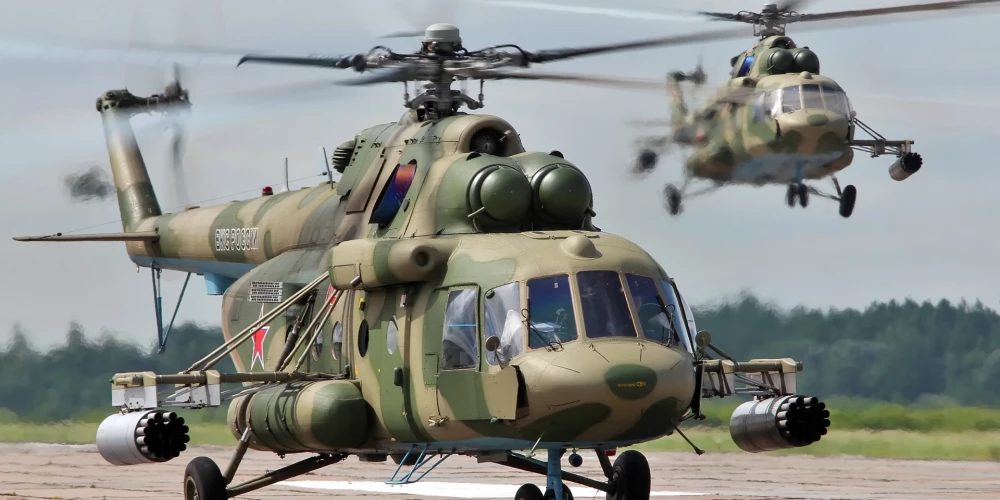 Ar visu lidaparātu un rezerves daļām - Ukrainai negaidīti padevusies krievu helikoptera Mi-8 ekipāža