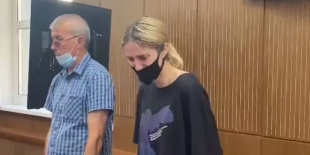 Валерия Башкирова в зале суда